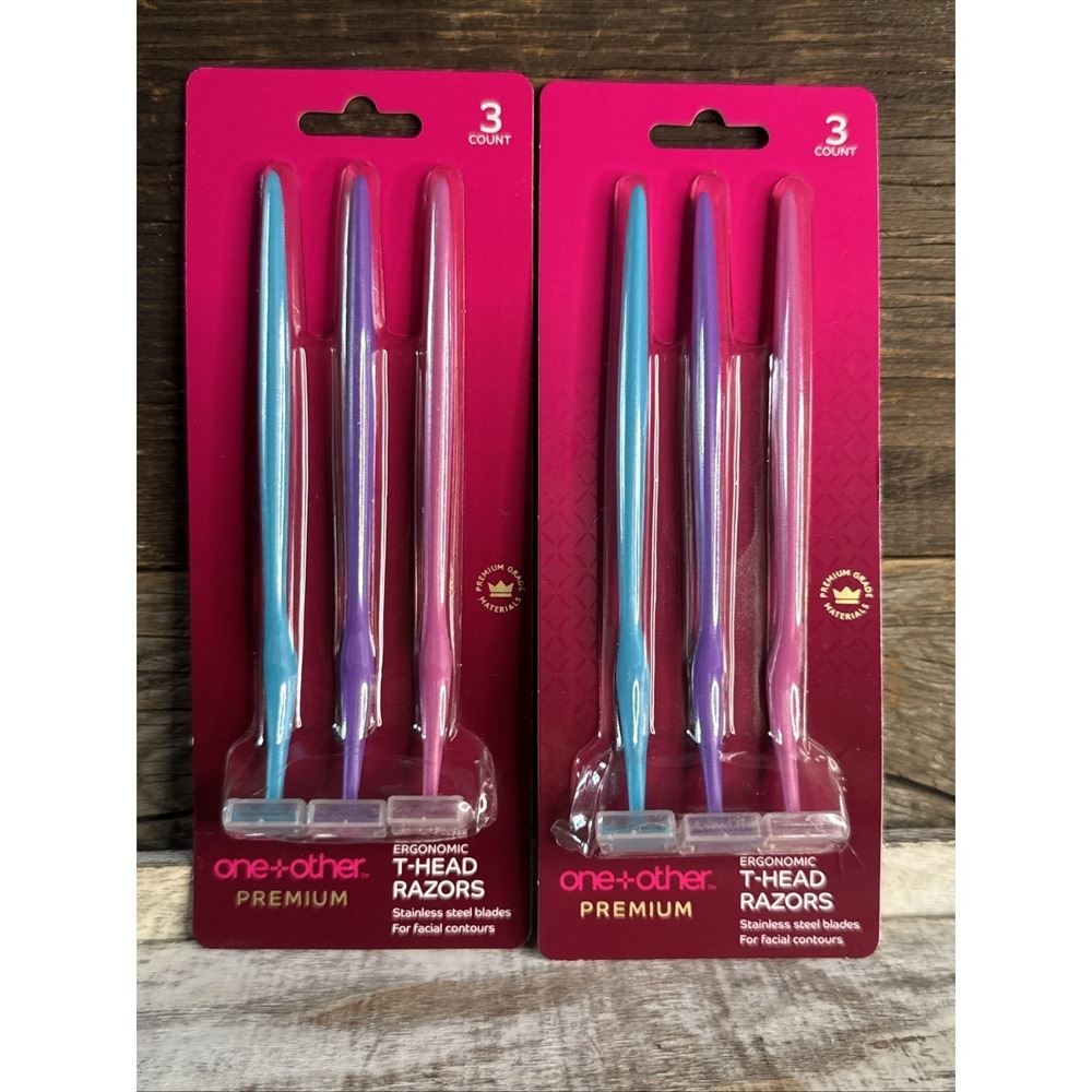 One+Other T-Head Facial Contour Razors 6‎ Pack | MSRP = $10